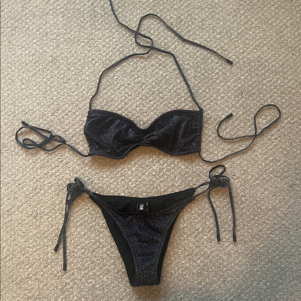 Triangl Swimwear Sparkling Black Bikini